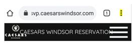 caesars windsor online|Caesars Windsor’s Online Reservation System.
